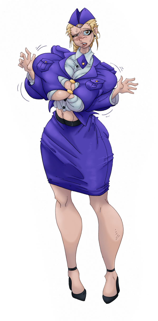 Flight attendant breast expansion