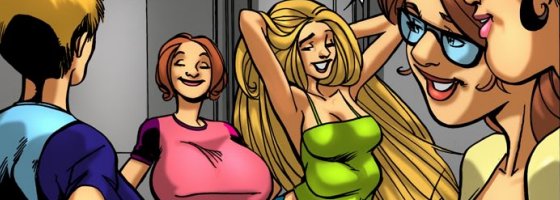 One girl grows gigantic breasts while another opts for multiple breasts!