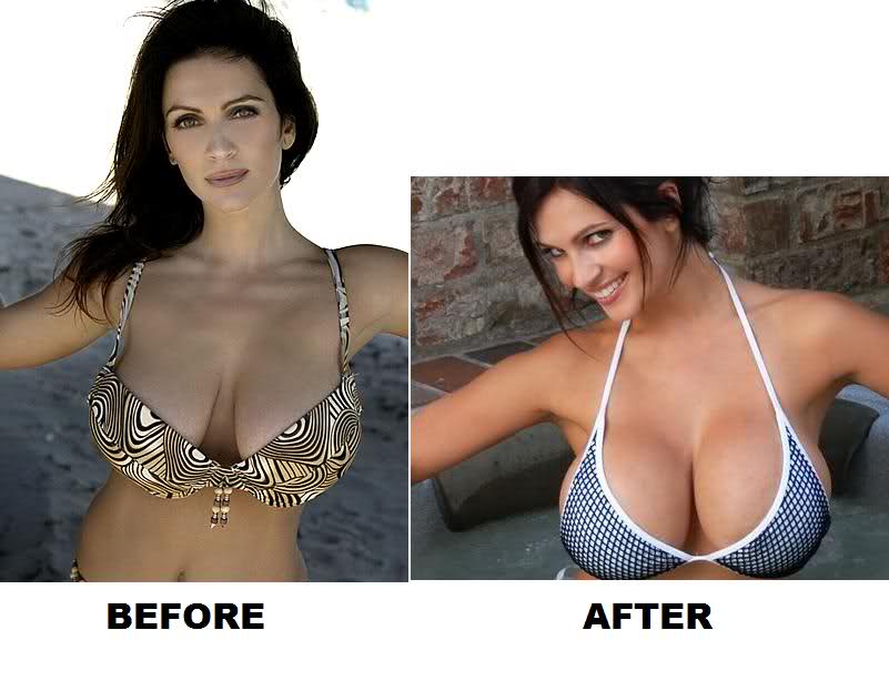 Denise Milani before and after