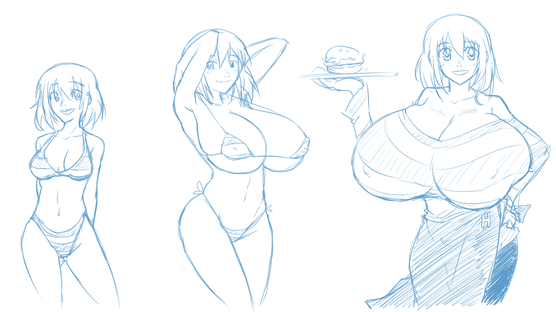 Breast expansion sequence by Matsu-Sensei